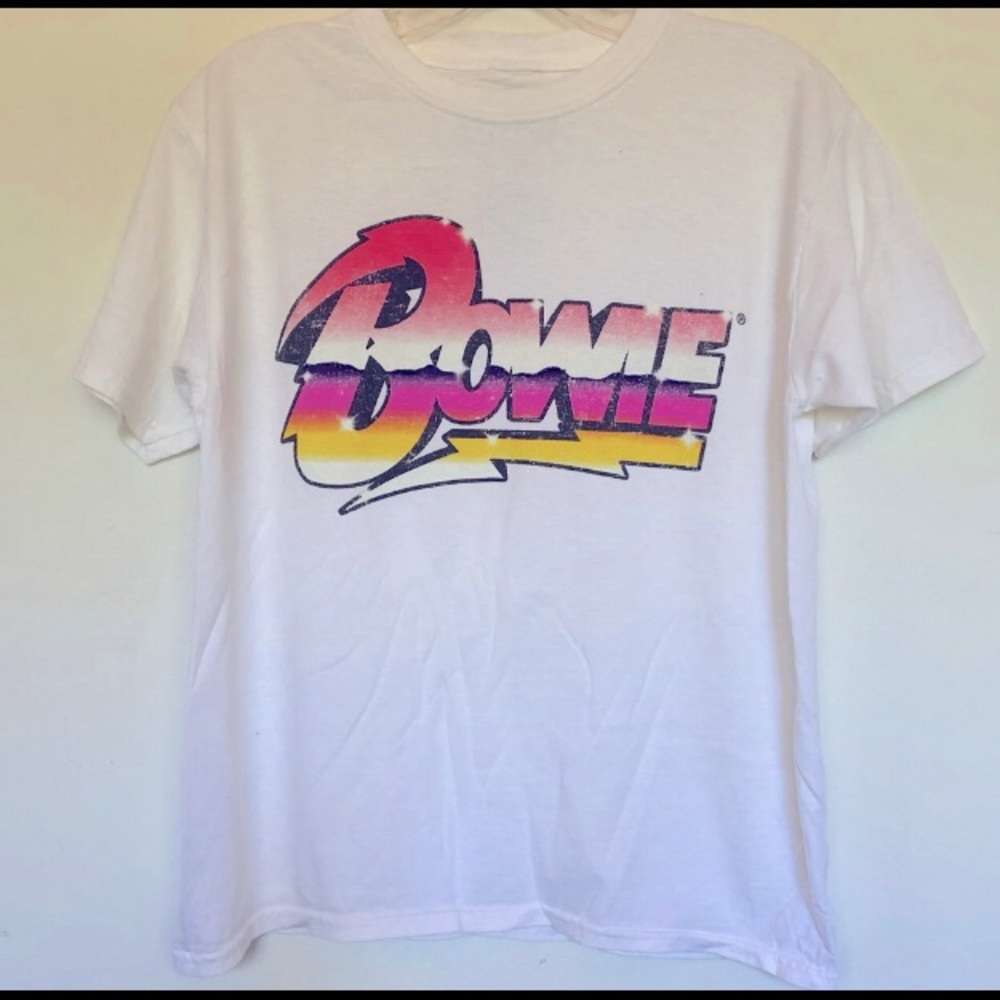 David Bowie White Band T-shirt